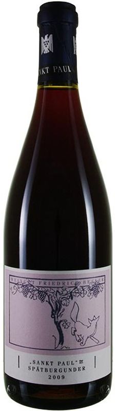 Bottle of Spatburgunder SANKT PAUL GG from Becker Friedrich