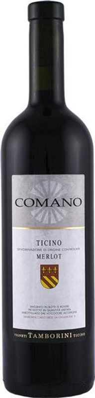 Bottiglia di Comano Merlot del Ticino DOC di Tamborini