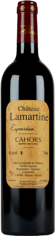 Bottiglia di Expression AOP Cahors di Château Lamartine