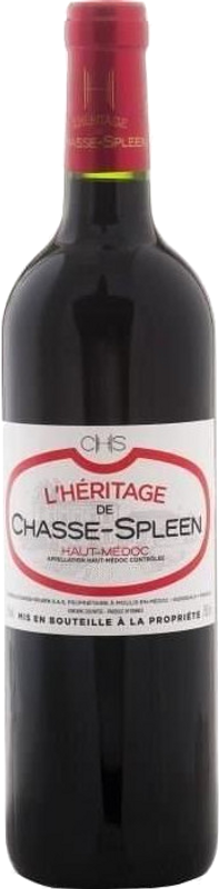 Bottiglia di Heritage De Chasse-Spleen 2eme Vin Haut-Médoc di Château Chasse Spleen
