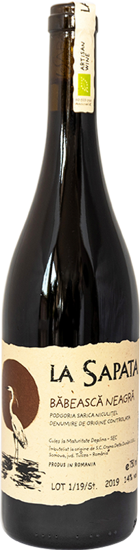 Bottiglia di Vin Babeasca Neagra DOC di La Sapata