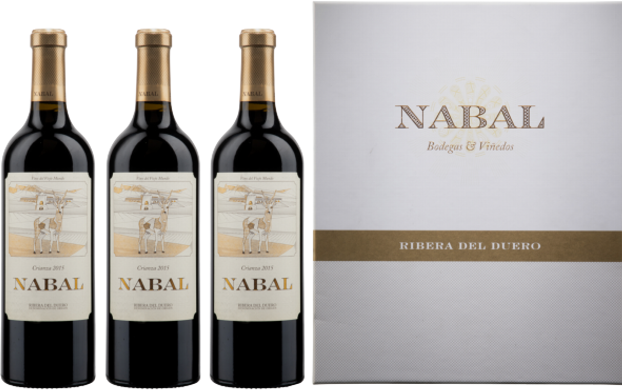 Flasche Ribera del Duero DO Crianza von Bodegas Nabal