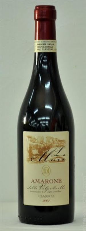 Bottiglia di La Musa Amarone Valpolicella Classico DOC di Cantina Valpolicella Negrar