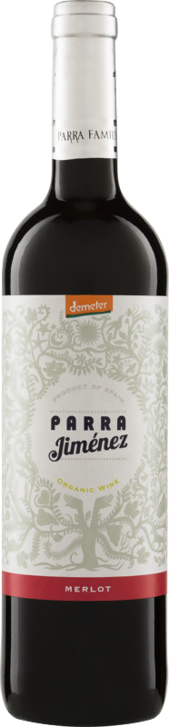 Bottiglia di Parra Merlot DO Demeter di Irijmpa