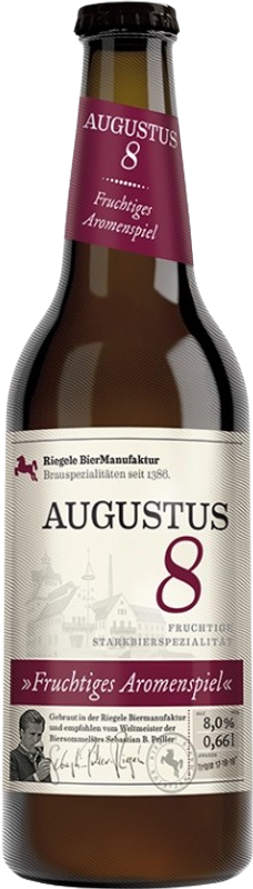 Bottle of Augustus 8 Bier from Riegele