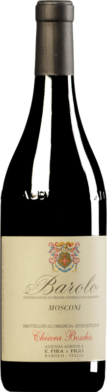 Bottiglia di Barolo DOCG Mosconi Vino Biologico di Azienda Agricola E. Pira & Figli