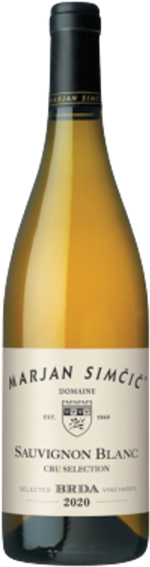Bottiglia di Sauvignon Blanc Cru Selection di Marjan Simcic