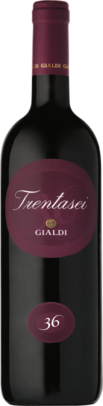 Bottle of Trentasei Merlot DOC Ticino from Gialdi Vini - Linie Gialdi