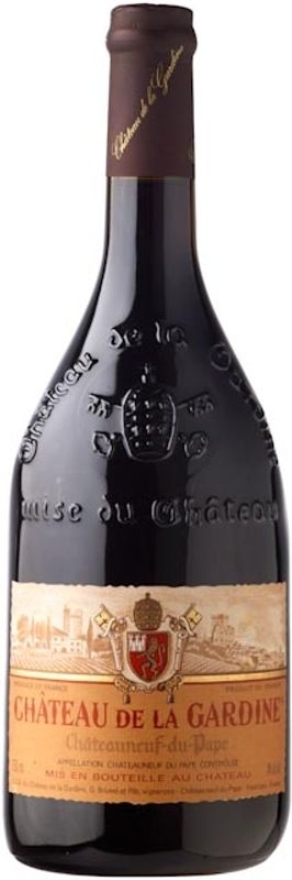 Bottle of Chateauneuf-du-Pape AC from Château de la Gardine