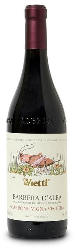 Bouteille de Barbera d'Alba DOC Scarrone Vigna Vecchia de Cantina Vietti