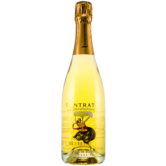 Image of Contratto Blanc de Blancs Pas Dose Chardonnay - 75cl - Piemont, Italien bei Flaschenpost.ch