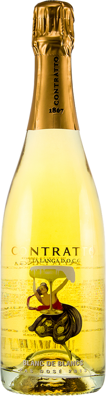 Bottle of Blanc de Blancs Pas Dose Chardonnay from Contratto