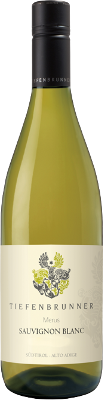Bottiglia di Sauvignon Blanc Merus di Christoph Tiefenbrunner