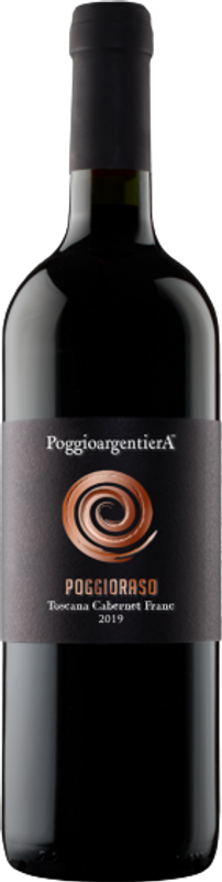 Bottiglia di Poggioraso Toscana Cabernet Franc IGT di Poggio Argentiera