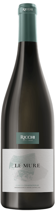 Bottle of Le Mure Chardonnay Garda DOC from Azienda Agricola Ricchi