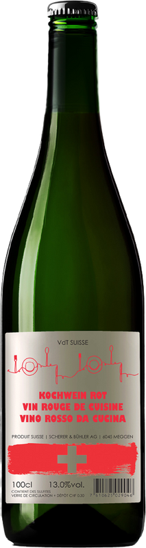 Bottle of Kochwein Suisse Rot Vin de Cuisine VDT from Scherer&Bühler