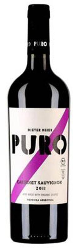 Bottiglia di PURO Cabernet Sauvignon di Ojo de Vino/Agua / Dieter Meier