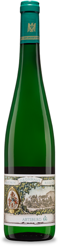 Bottiglia di Riesling trocken Grosses Gewächs Abtsberg di Maximin Grünhaus
