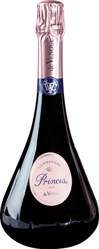 Flasche Champagne Princes Rosé von De Venoge