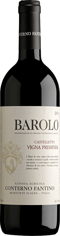 Bottiglia di Barolo Castelletto Vigna Pressenda DOCG di Conterno Fantino