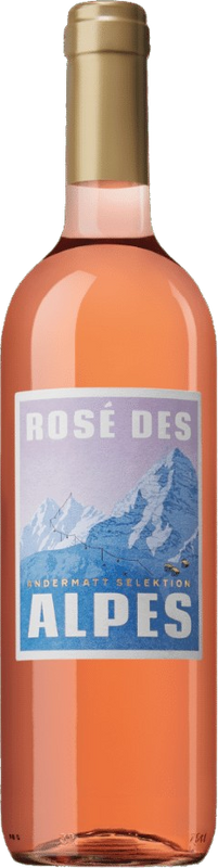 Flasche Rosé des Alpes 2022 Rosato Veneto IGT von Schuler Weine