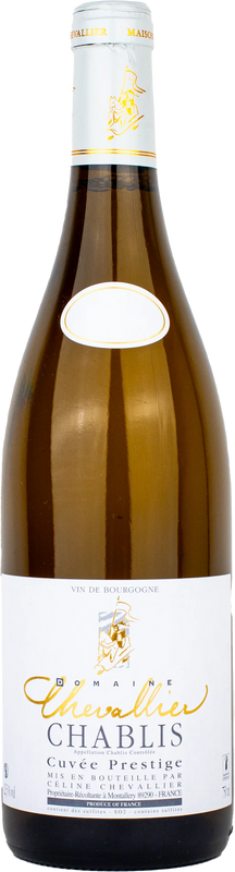 Bottiglia di Chablis Cuvée Prestige AOC di Domaine Céline Chevallier