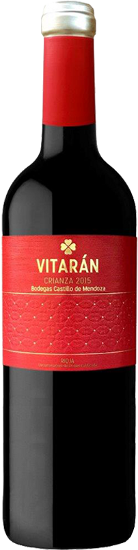 Bouteille de Rioja Crianza Vitaran DOCa de Bodegas Castillo de Mendoza