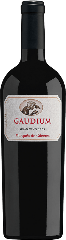 Bottle of Rioja DOCa Gaudium from Marqués de Cáceres