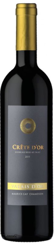 Bottiglia di Assemblage Crete d'Or nobles cepages rouges du Valais AOC Valais d'Or di Maurice Gay