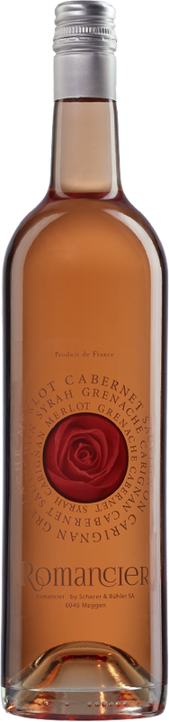 Bottiglia di Rosé Vin de Pays d'Oc di Romancier