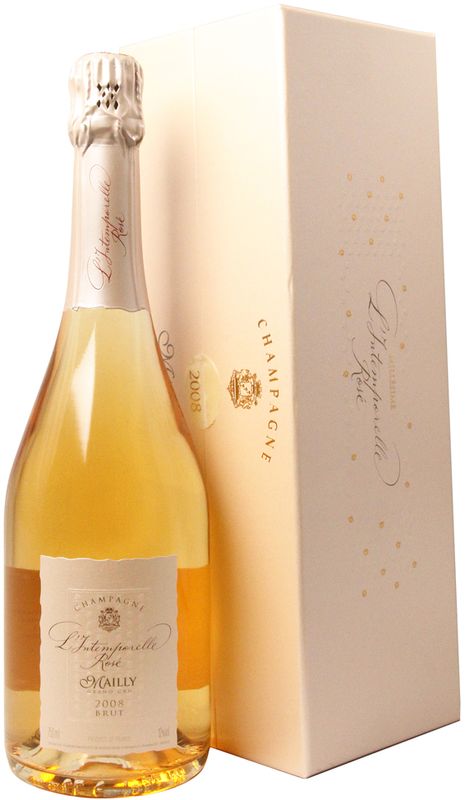 Bottle of Champagne Grand Cru L'intemporelle rose brut from Mailly