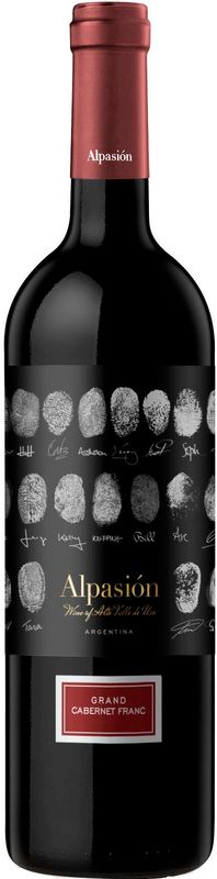 Bottiglia di Grand Cabernet Franc Mendoza di Alpasión