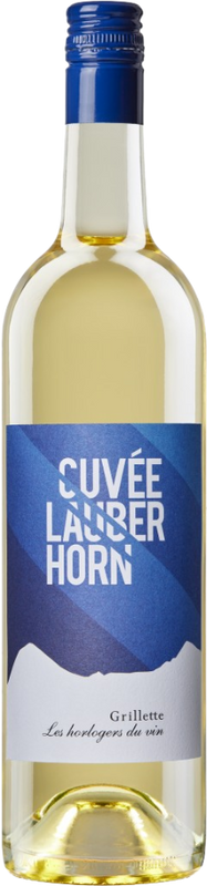 Bottiglia di Cuvee Lauberhorn Blanche Neuchatel AOC di Grillette Domaine De Cressier