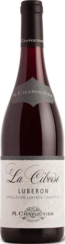 Bouteille de Rouge Ciboise Luberon AC de M. Chapoutier