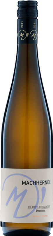 Bottiglia di Grauer Burgunder Postolern di Weingut Machherndl