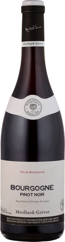 Bouteille de Bourgogne Pinot Noir ac Moillard-Grivot M.O. de Moillard-Grivot