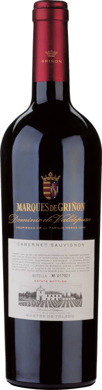Bottiglia di Cabernet Sauvignon Marqués de Griñón Dom. de Valdepusa DO di Dominio de Valdepusa Marqués de Griñon