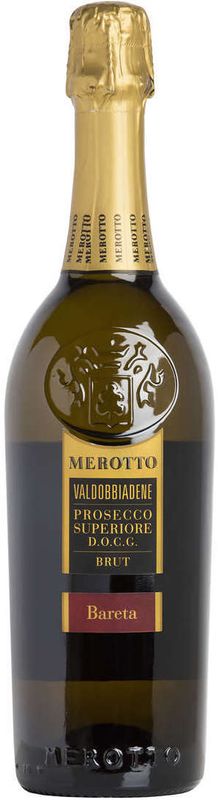 Flasche Bareta Valdobbiadene Prosecco Superiore DOCG brut von Merotto