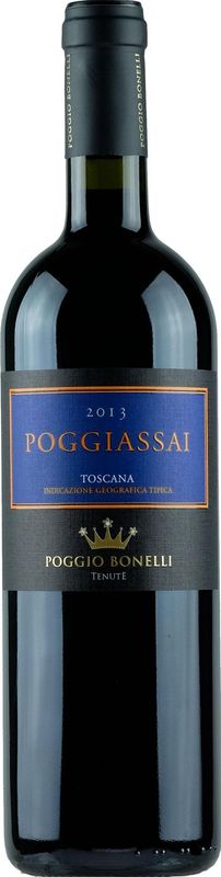 Flasche Poggiassai IGT Rosso Toscana von Poggio Bonelli