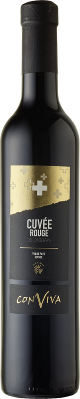 Bouteille de Cuvée rouge Vin de Pays Suisse de Conviva