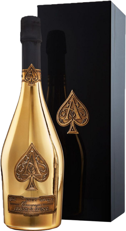 Bottle of Ace of Spades Champagne Brut Gold from Armand de Brignac