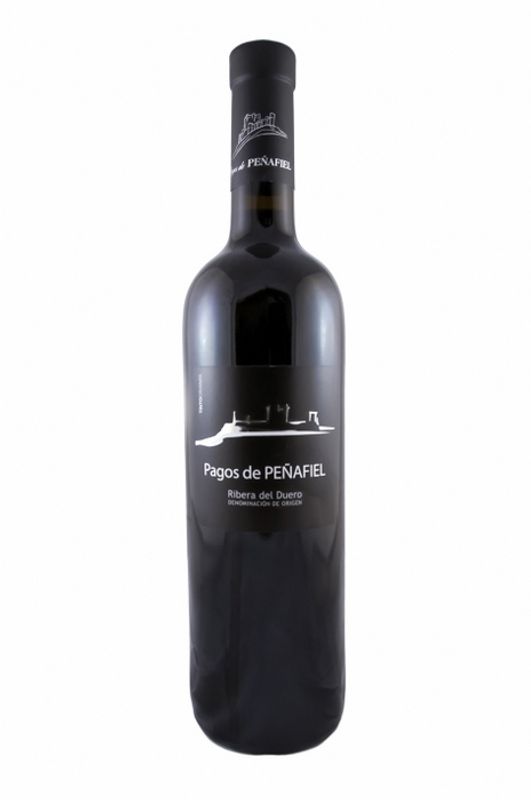 Bottiglia di Pagos de Penafiel Crianza Ribera del Duero DO di Bodegas Hijos de Antonio Polo