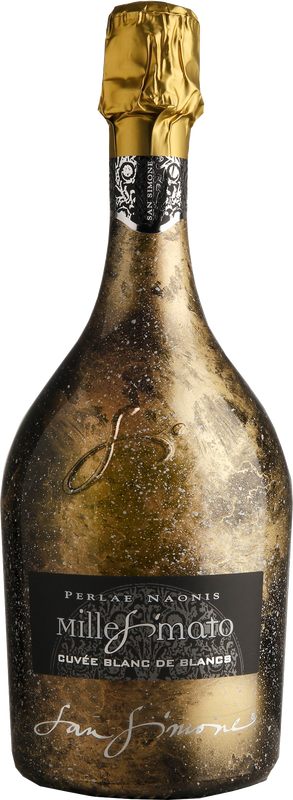 Bottle of Perlae Naonis Cosmo Brut Millesimato Cuvée Blanc de Blanc from San Simone