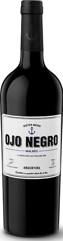 Flasche Ojo Negro Malbec von Ojo de Vino/Agua / Dieter Meier