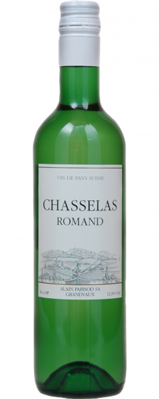 Bottiglia di Chasselas Romand Vin de Pays Suisse di Alain Parisod