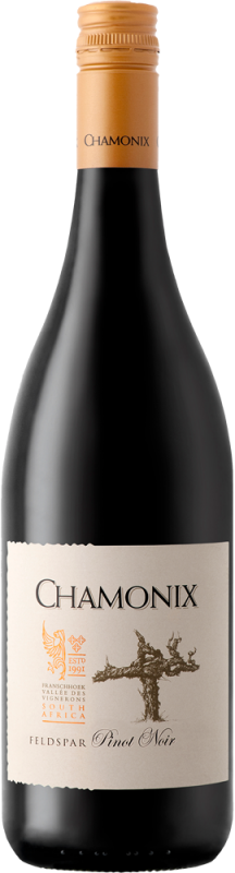 Flasche Feldspar Pinot Noir Reserve von Chamonix
