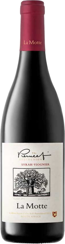 Bottle of Shiraz Viognier Pierneef from La Motte