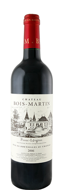Image of Château Bois-Martin et GFA des Châteaux Le Sartre Chateau Bois-Martin Rouge Pessac-Leognan AC - 300cl - Bordeaux, Frankreich bei Flaschenpost.ch