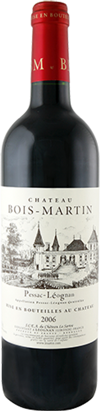 Image of Château Bois-Martin et GFA des Châteaux Le Sartre Chateau Bois-Martin Rouge Pessac-Leognan AC - 37.5cl - Bordeaux, Frankreich