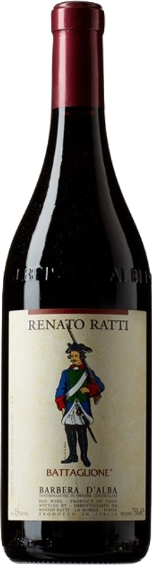 Flasche Barbera d'Alba Battaglione DOC von Cantina RATTI